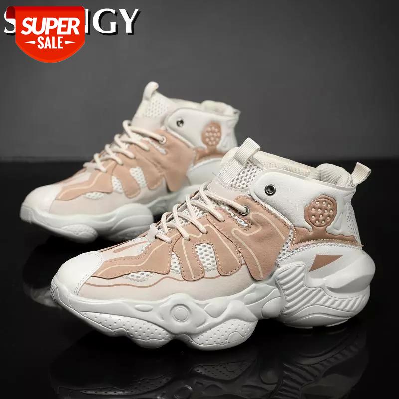 

Classic Comfortable Casual Men's Basketball Shoes Breathable Lace-Up Outdoor Sports Men Shoes 2020 Autumn Males Sneakers #jc5D