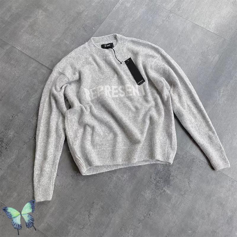

Men' Sweaters Men Women Letter Logo Jacquard Knitted Sweater