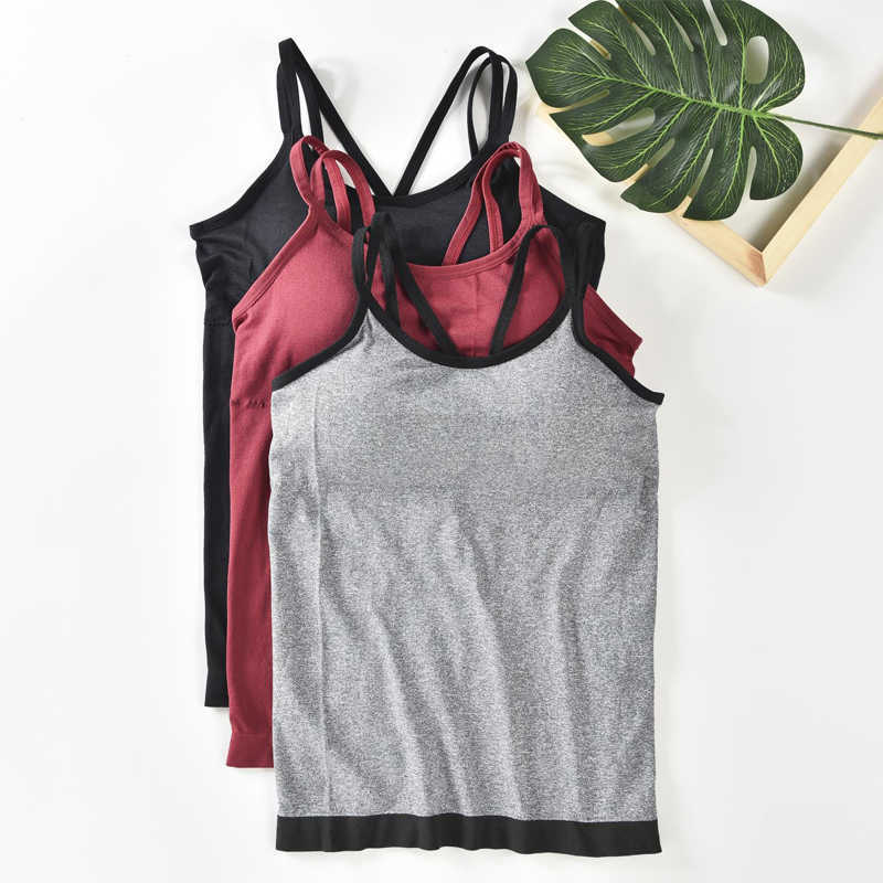 

Sexy Women's Vest High Elasticity Solid Color No Steel Ring Cotton Underwear Breathable And Comfortable Ladies Bra Strap 210616, Black