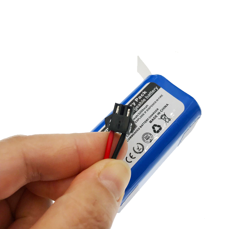 

14.8V 2.6Ah 4S 1P 18650 Lithium Batterie Pack (4 Pieces 2600mAh Rechargeable Li-ion Batteries) For N9S Etc.