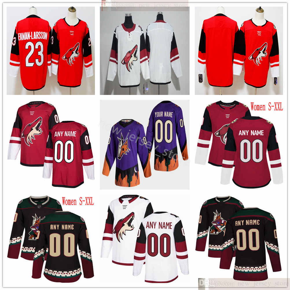 

Custom Man Women Kids Youth Hockey Arizona Coyotes 81 Phil Kessel 32 Antti Raanta 9 Clayton Keller 18 Christian Dvorak 35 Darcy Kuemper Jerseys, Women only s-xxl