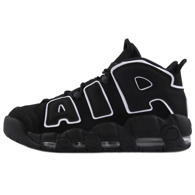 

Mens air more uptempos scottie pippen basketball shoes womens What the lebron 19 sneakers tennis Black Grey Tri-color White Red with box