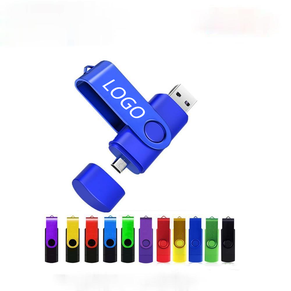 

Free Customization OTG 2 IN 1 Pen Drive 128GB Usb 2.0 Memory Stick 64GB Pendrive 32GB Micro Usb Flash Pen 16GB Cle Usb Key Flash Drive 8GB