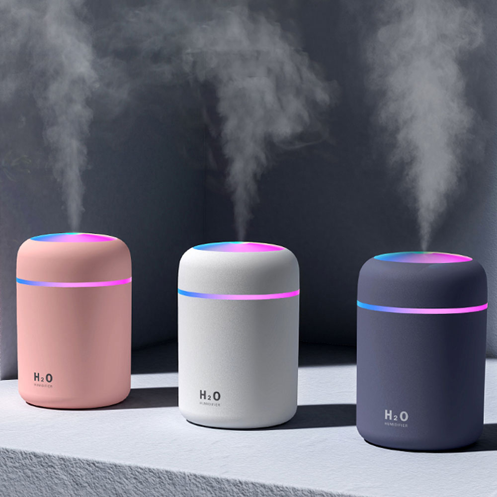 

Portable Air Humidifier 300ml Ultrasonic Aroma Essential Oil Diffuser USB Cool Mist Maker Purifier Aromatherapy for Car Home