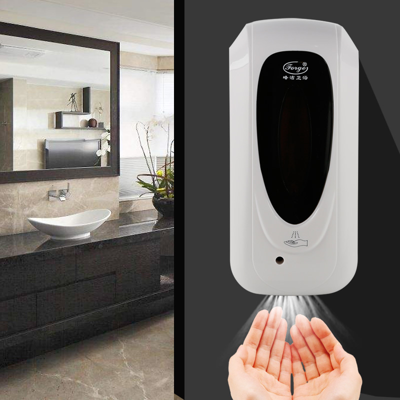 

2021 New Infrared Sanitizer Dispenser Sensor 1000ml Sterlizer Soap Holder for Alcohol Disinfectant Medicine Spray Sh2v