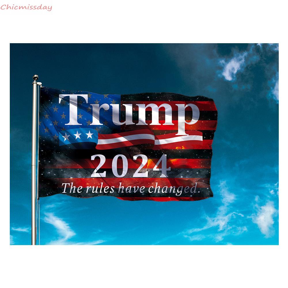 

90*150cm Trump Flag 2024 Election Flag Banner Donald Trump Keep America Great Again 3*5 Feet Polyester Flag 5 Styles