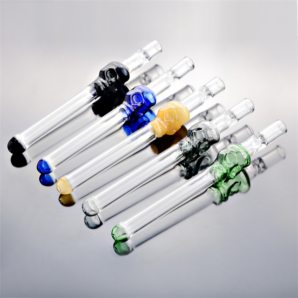 

Skull glass hookah portable pipe for water dab rig smoking pipes