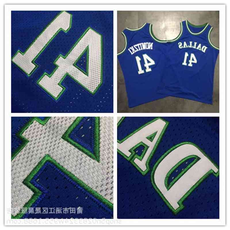 

Secret Embroidered Jersey Mavericks No.41 Nowitzki rookie