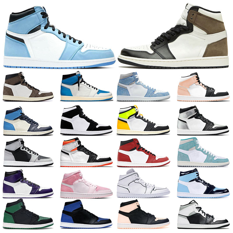 

men Basketball running Shoes 1 1s University Blue Hyper Royal Dark Mocha Shadow 2.0 Obsidian Twist UNC Volt Gold Women sneaker Sports Trainers, 2 hyper royal 36-47