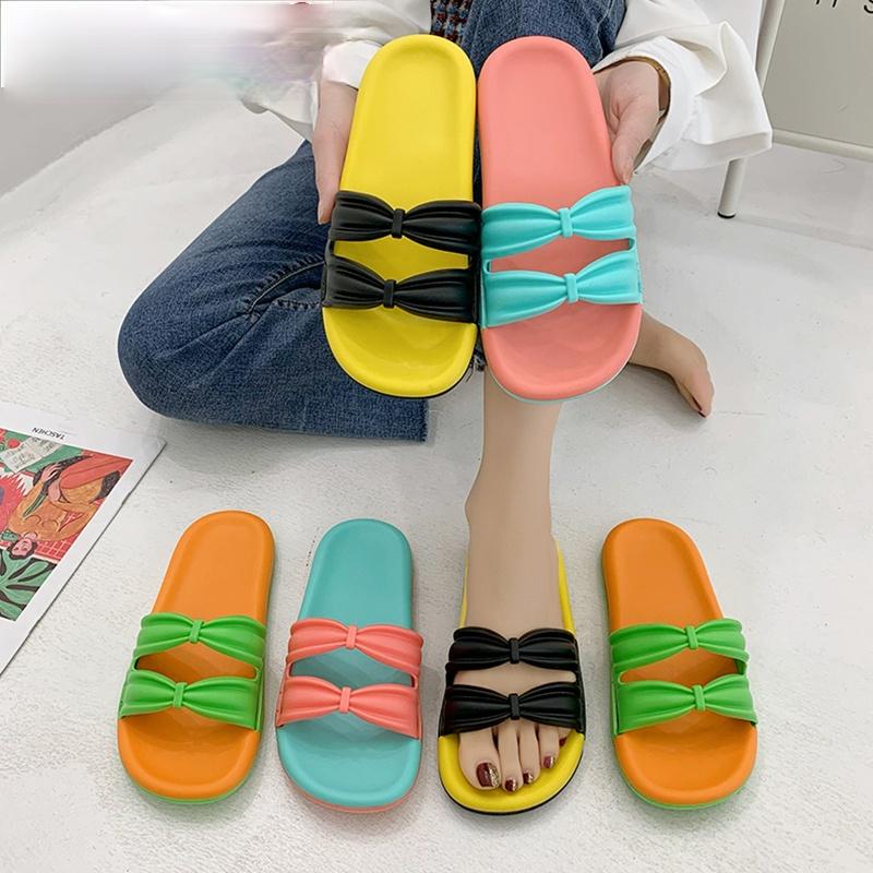 

Slippers Home Women's Low Slides Platform Flat Shoes Female Massage Summer PU Rubber Basic Women Room, Black