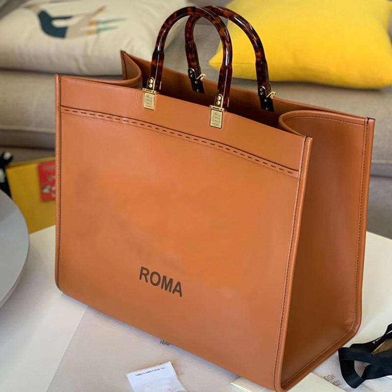 

Sunshine handbag Leather FF Tote Bag Fashion Designer Shoulder Bags Top Leather Bag Luxury Messenger Bags Genuine Large Capacity FF Cowhide Tote Bag Gexiongbag, Other styles