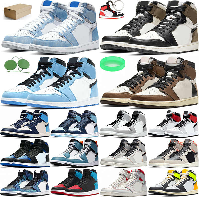 

jumpman basketball shoes 1s 1 Hyper Royal University Blue Dark Mocha Obsidian Game Roya Neutral Grey Tie-Dye Womens Mens sport sneakers, Jth