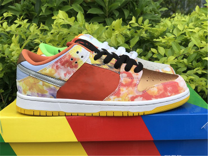 

Shoes Authentic Dunk SB CNY Chinese Year Low Street Hawker Man Woman Metallic Copper Light Silver Pueblo Brown Sneakers, Bubble wrap packaging