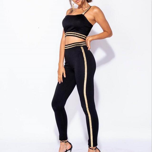 

2021 High Qulaity Slip Sexy Women Black 2 Pieces Set New Fashion Sets Y5hr, Beige