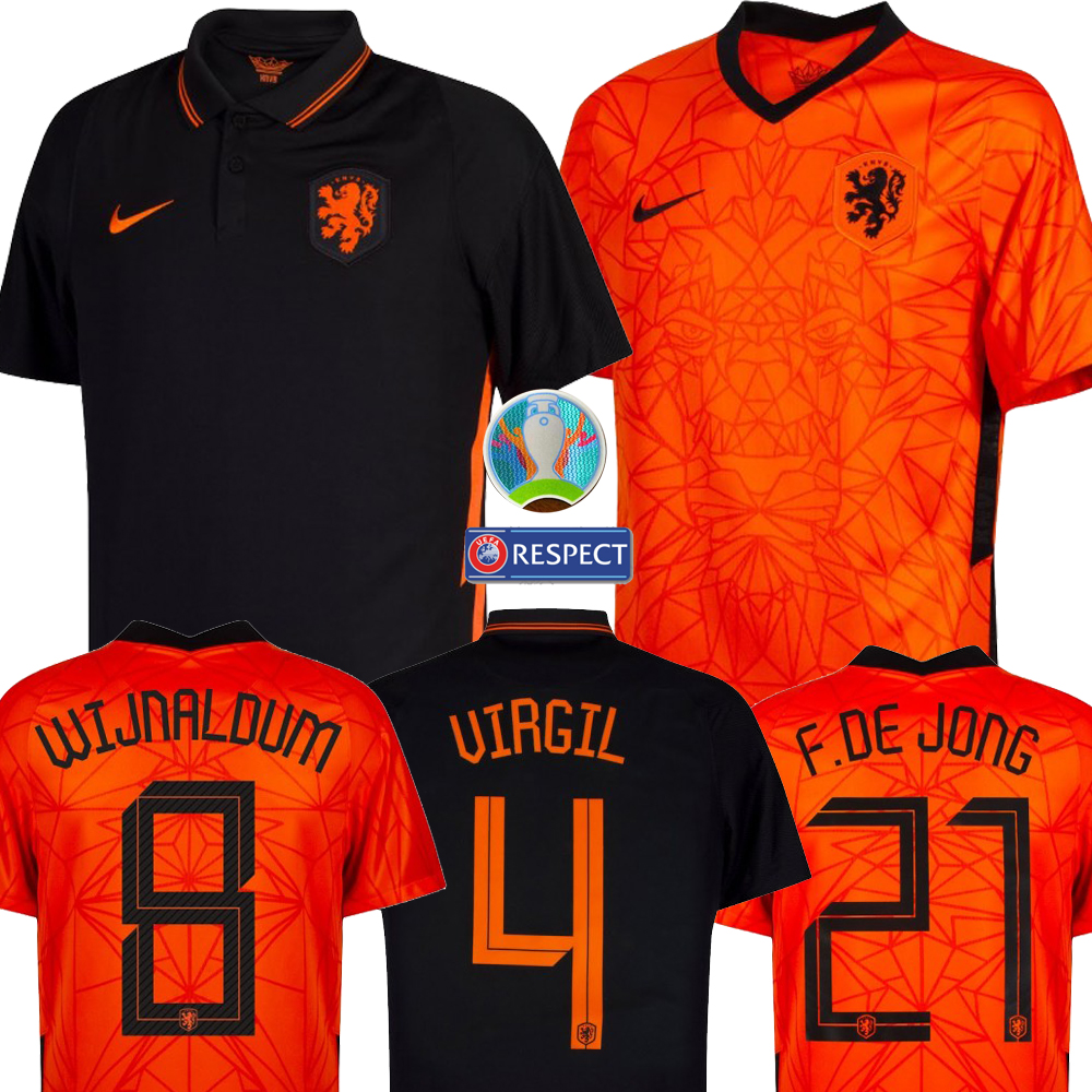 

2021 Netherlands soccer Jersey MEMPHIS DE JONG Holland DE LIGT STROOTMAN VAN DIJK VIRGIL football shirt men kids kit Uniforms maillots camiseta, Home