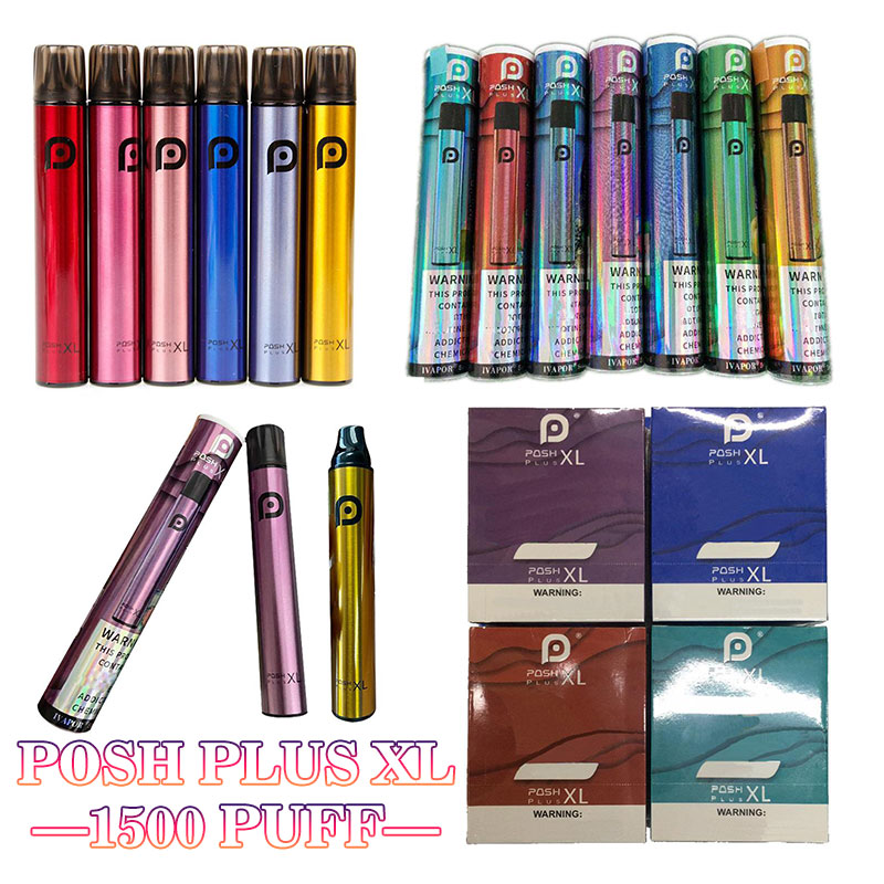 

Newest Multi Flavors Long Battery Life 1500 Puffs Mini Vape Pod Disposable Device Pen Posh Plus XL