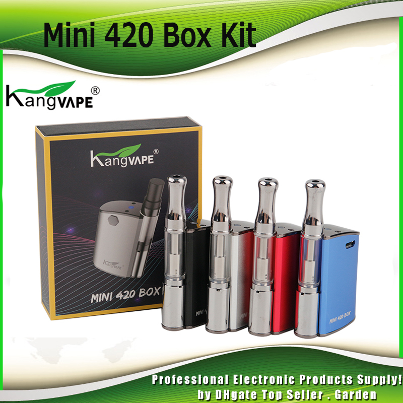 

Authentic Thick KangVape 420 100% Kits Mini Genuine 0.5ml With Starter Oil Battery Ceramic 400mAh Cartridge Kit Coil Preheat Xrbsp, Mix colors