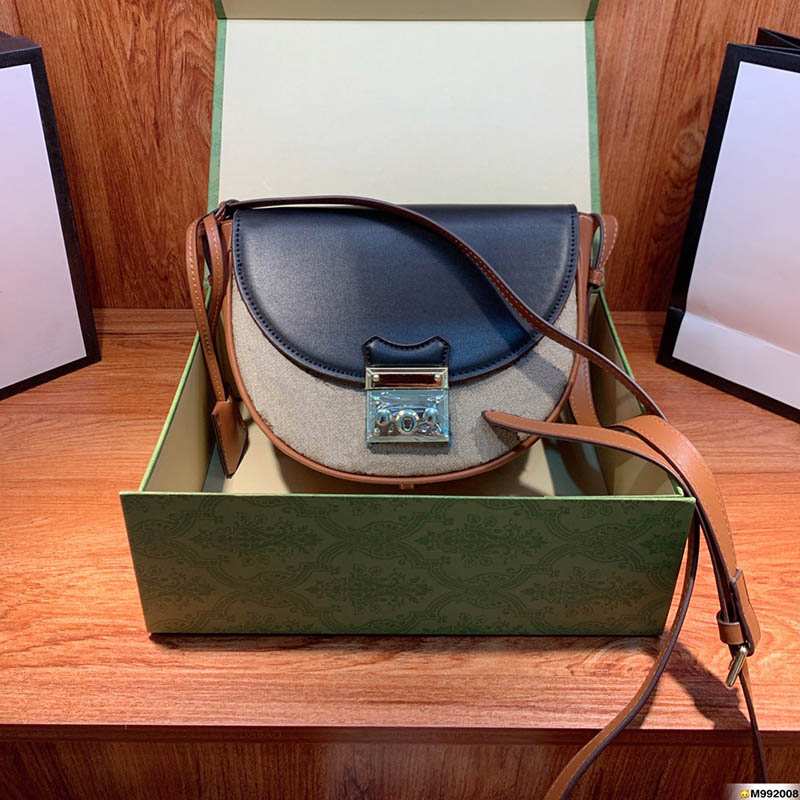 

Women Saddle Italian fashion brand woman bags 3 color Retro Charm Shoulder Bags Size 23*18 cm model MM0220