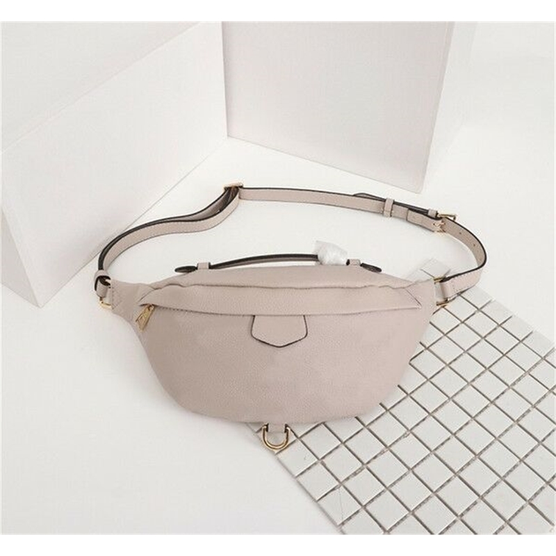 

Bags Chest Lady Waist Leather Unisex Body Purses Bag Cross Women Genuine BUMBAG Shoulder Handbags M44812 Ebagg, Beige