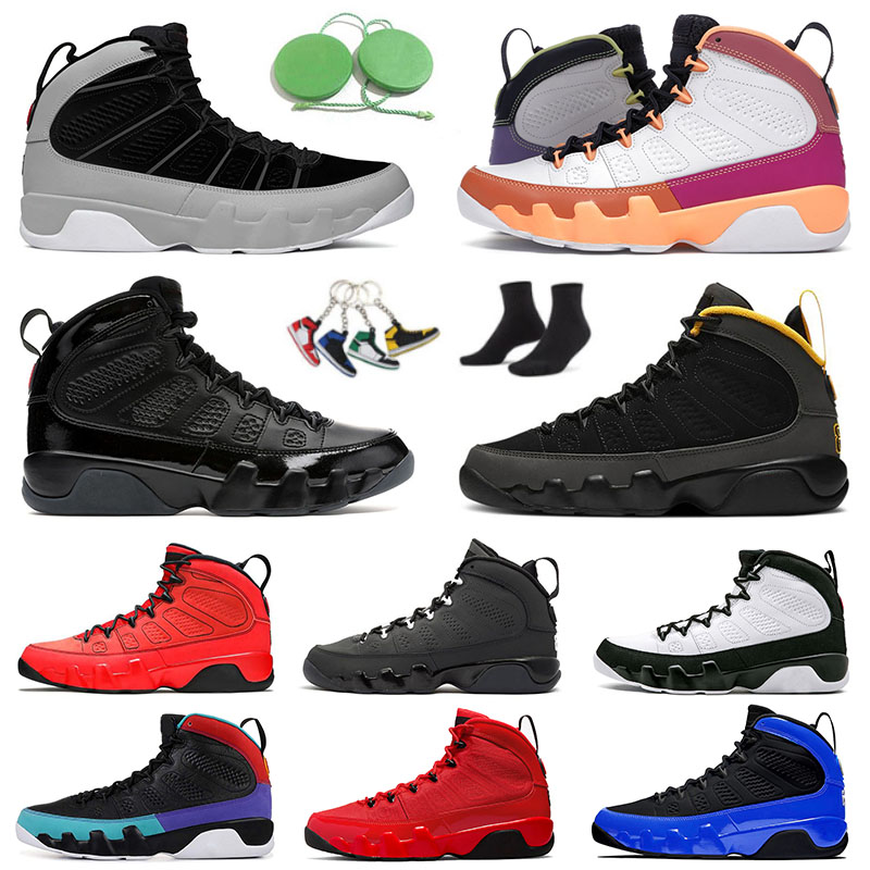 

9 9s Jumpman Mens Baksetball Shoes Particle Grey IX Designer Chile Red Motorboat Jones Change The World UNC OG Space Jam release Golden Sports Sneakers Trainers, C8 og space jam release