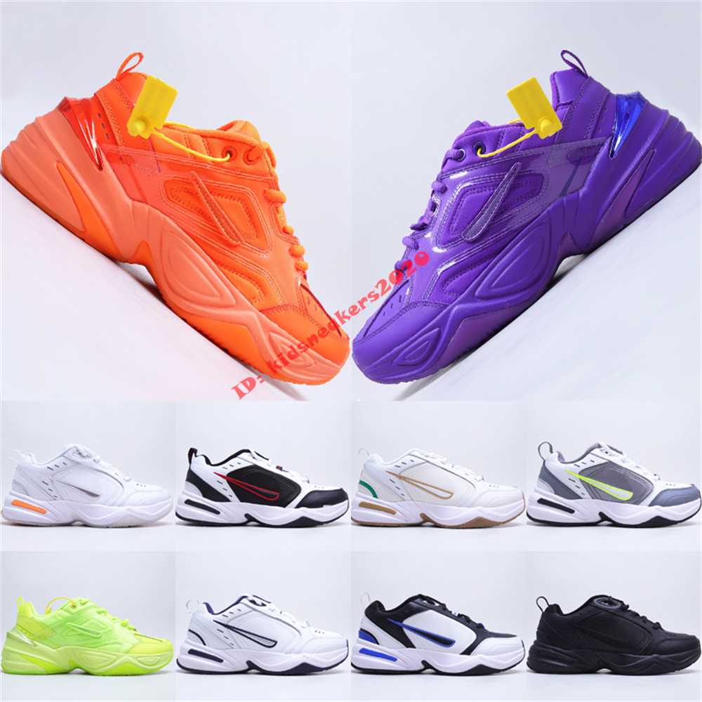 

High Quality M2k Casual Shoes Fashion Orange Burst Snow Day Phantom White Cool Grey Anthracite Hyper Grape Electric Volt Monarch Design Running Sneakers, 08 4e wide white blue