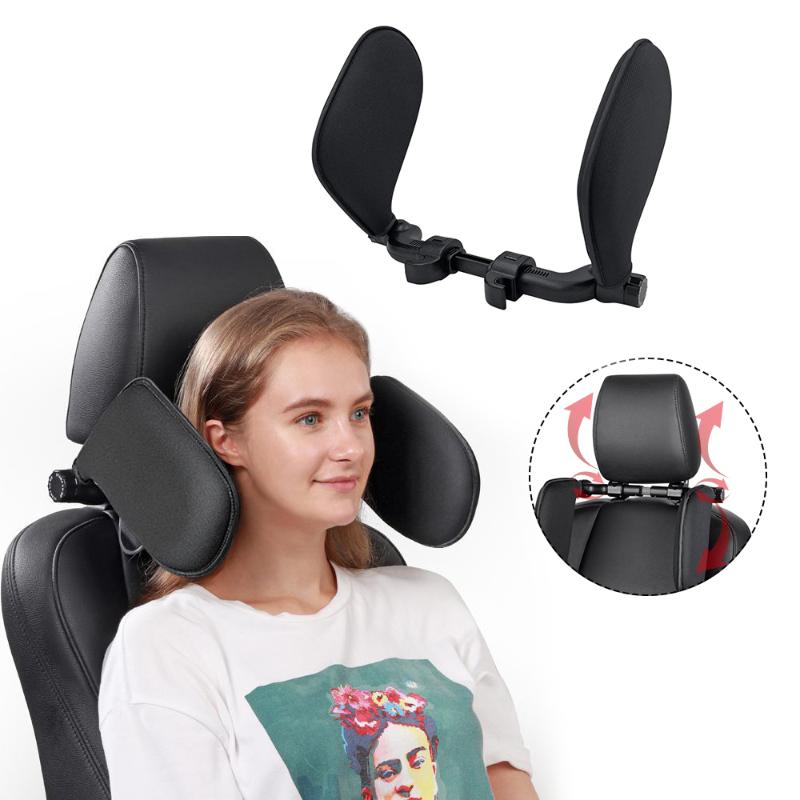 

Seat Cushions Mesh Cloth Travel Sleeping Cushion Car Headrest For Kids Adults Neck Support Pillow Side Head