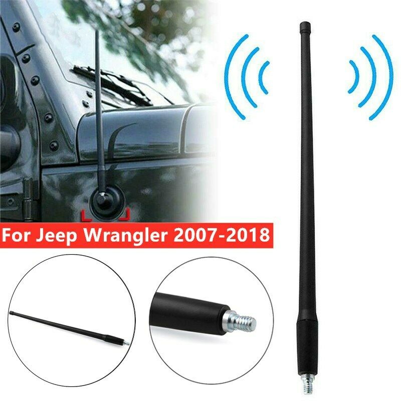 

Car Parts Replacement Rubber 13" Radio Antenna Mast For Jeep Wrangler 2007-2018