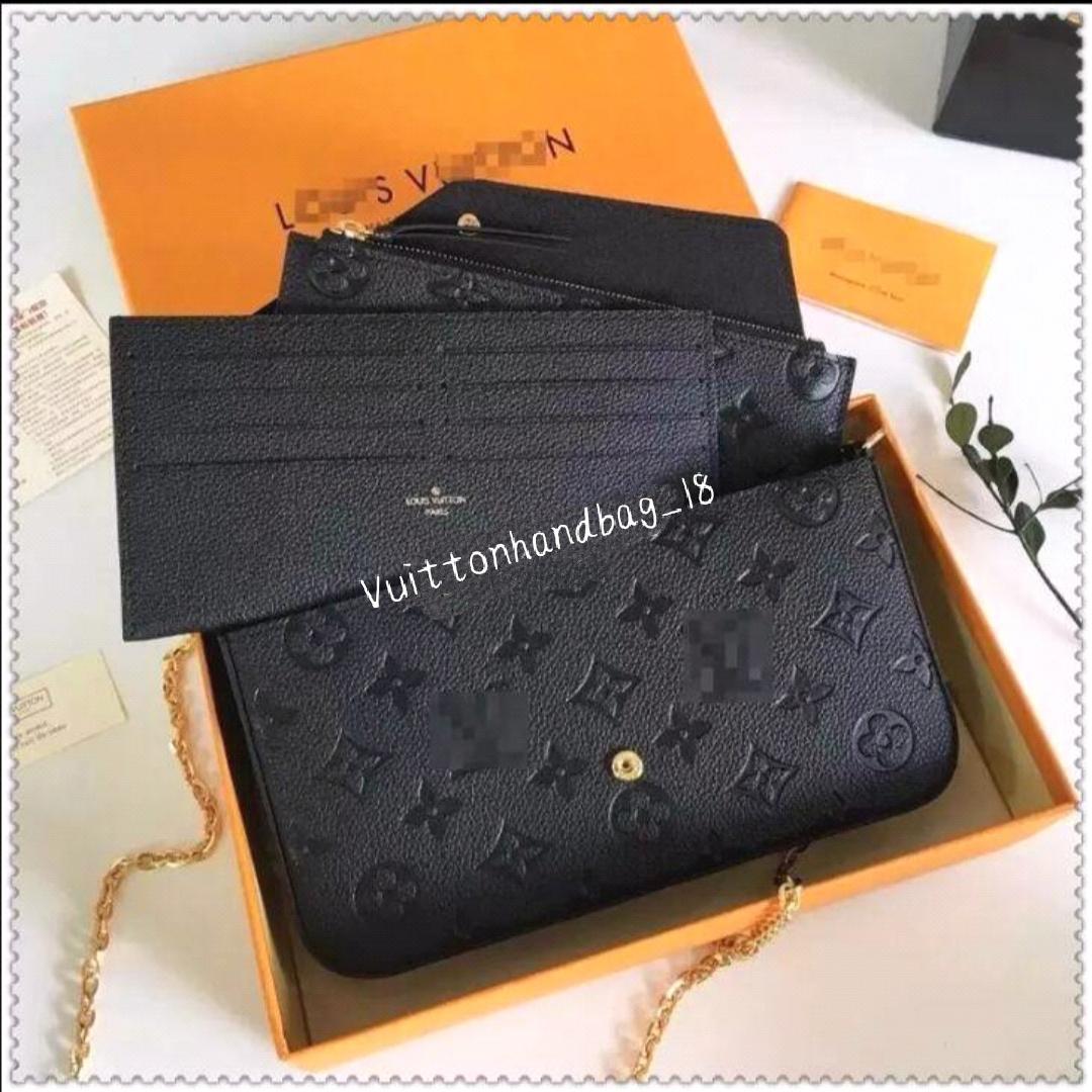 

Favorite Multi Pochette Accessories Women Crossbody Purse Shoulder Bags Handbags DesignersWallets LOUIINGS VITTON VUTTON, Embossed pink