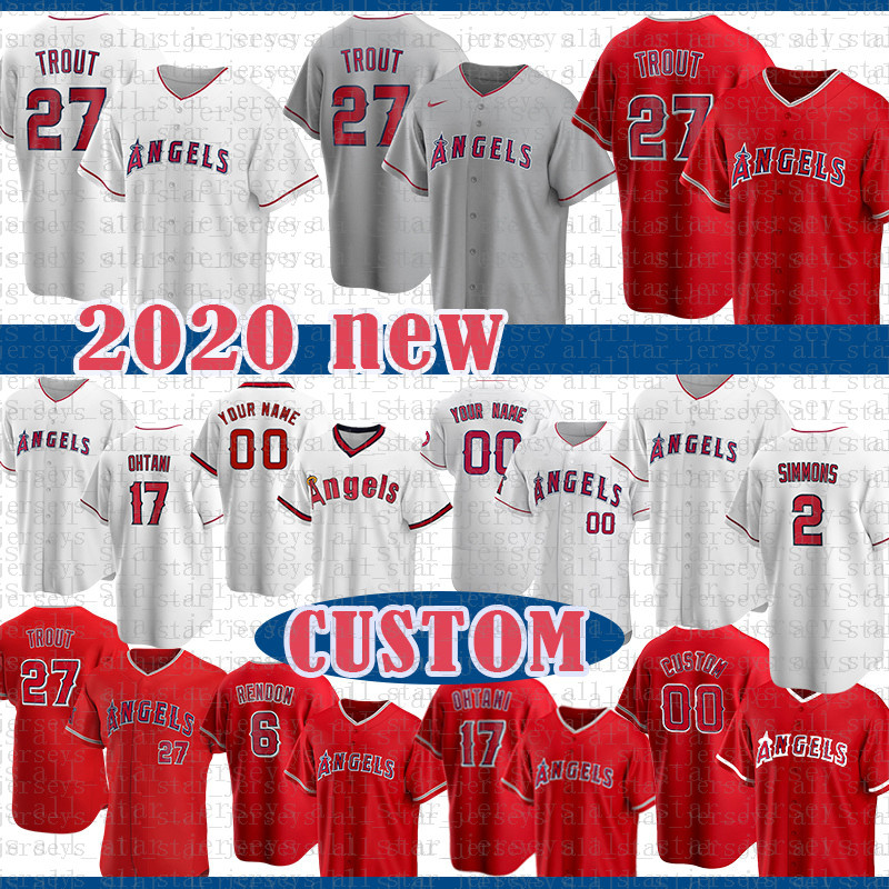 

Los Custom Angeles 27 Mike Trout 17 Shohei Ohtani Baseball Jersey 6 Anthony Rendon 19 Fred Lynn 33 CJ Wilson 52 Shoemaker "Shoe" 00 Escobar, Blue;black