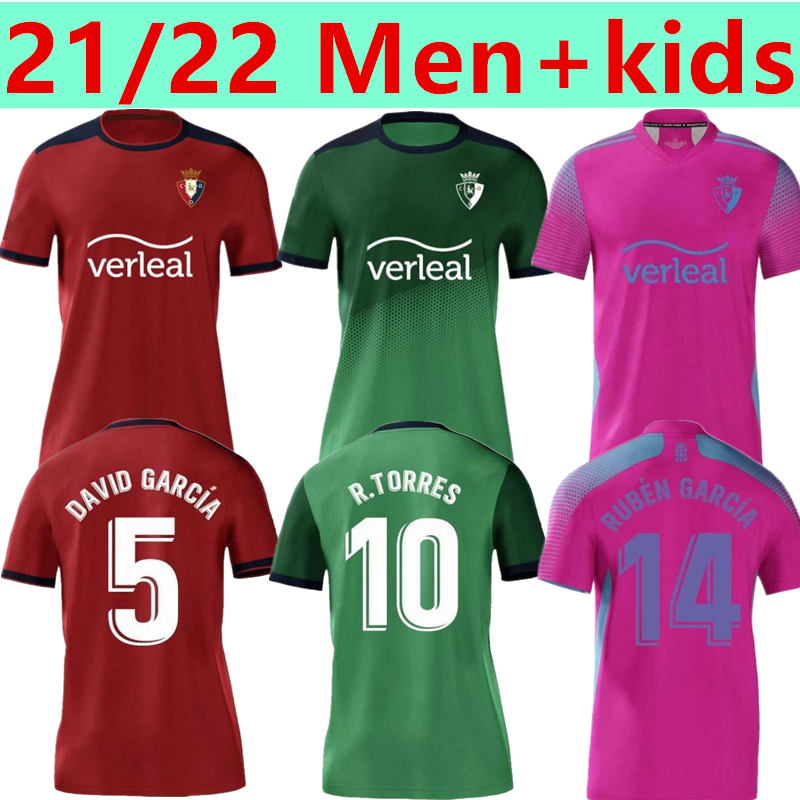 

CA Osasuna soccer jerseys RUBÉN GARCÍA R.TORRES CHIMY ÁVILA football shirts BUDIMIR MANU SÁNCHEZ DAVID GARCIA home away jersey CALLERI TORRÓ man kids kit Camiseta de Fútbol, 21/22 away