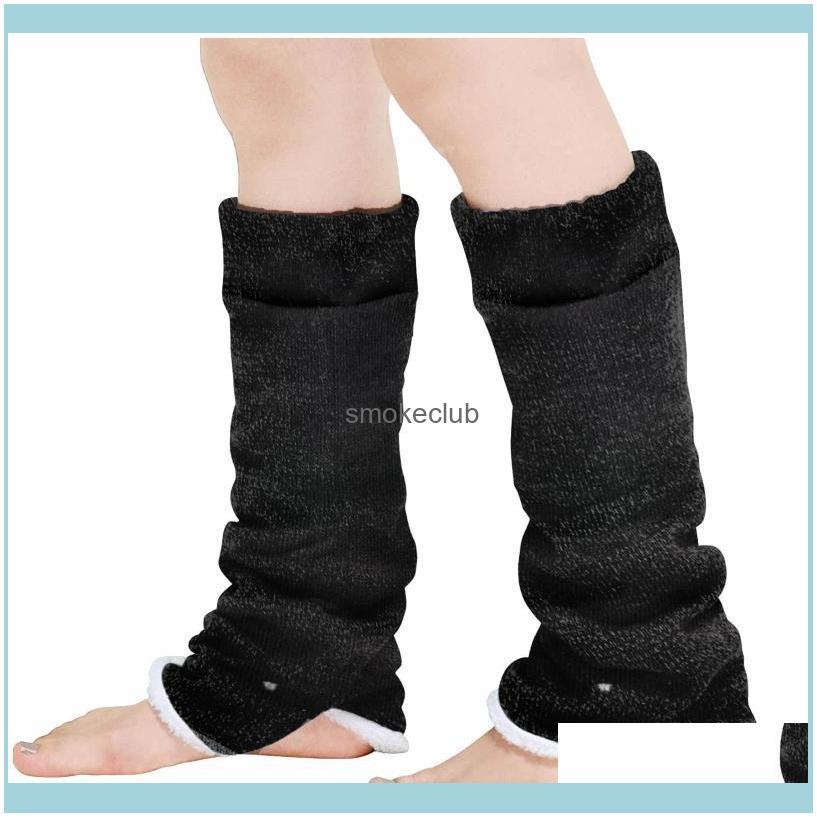

Athletic Outdoor As & Outdoors Sports Socks Winter Long Knit Er Crochet Chic Warm Thick Cold Proof Plush Soft Thigh Stpe Legwarmers Drop Del