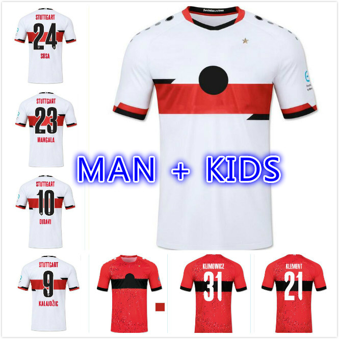 

21/22 VFB Stuttgart soccer jerseys KALAJDZIC DIDAVI WAMANGITUKA Gomez Men Kids Kits sock Full sets 2021 2022 Football jersey Männer Kinder