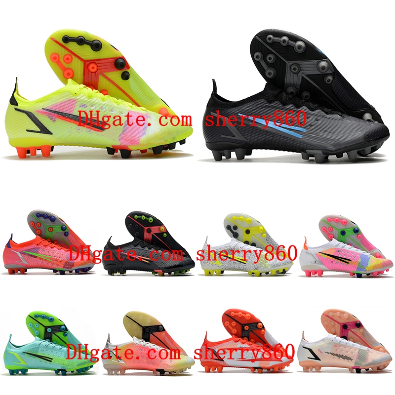 

2021 Soccer Shoes Ronaldo CR7 Mercurial Vapores 14 Elite AG Pro Cleats Mens Outdoor Neymar ACC Football Boots, As picture 7