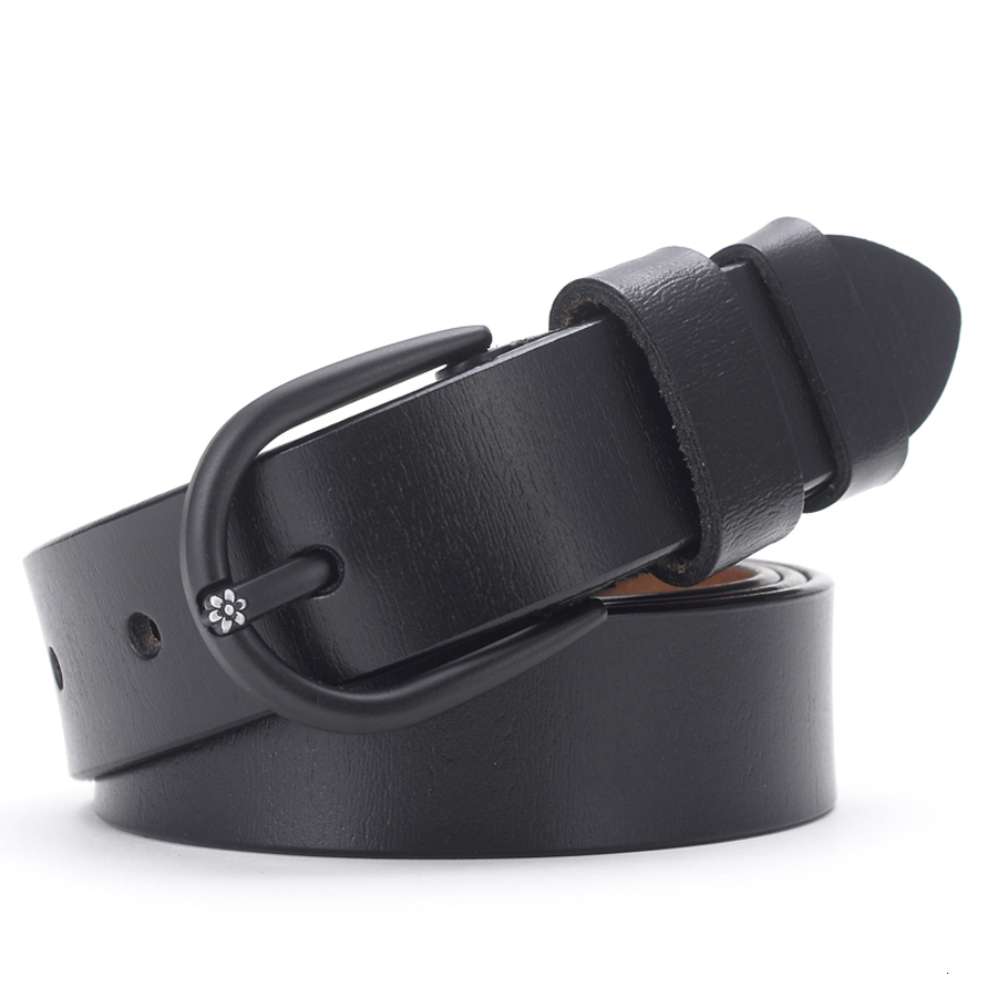 

2021 Fashion Brand All-match Leather Belts for Womentop Quality Pin Gesp Woman Belt for Casual Jeans Cow Skin Belt, Black;brown