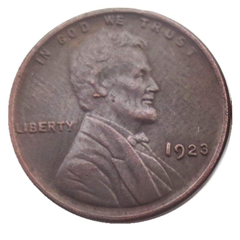 

US Lincoln One Cent 1923-PSD 100% Copper Copy Coins metal craft dies manufacturing factory Price