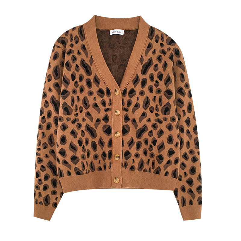 

2021 Autumn Sexy New Fashion with Mrs. Streetwear Brown Vintage Cut Out Cardigan Sweater 5qg8, Black