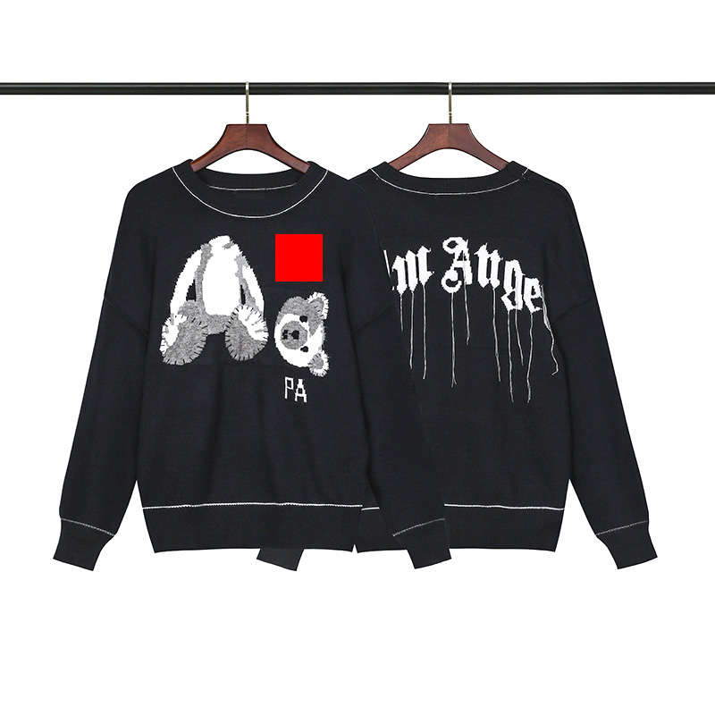 

New mens hoodies couples casual Pullover long sleeve street Hip Hop Cotton big pin loose fit womens designer hooded stylist sweatshirts P451, Black