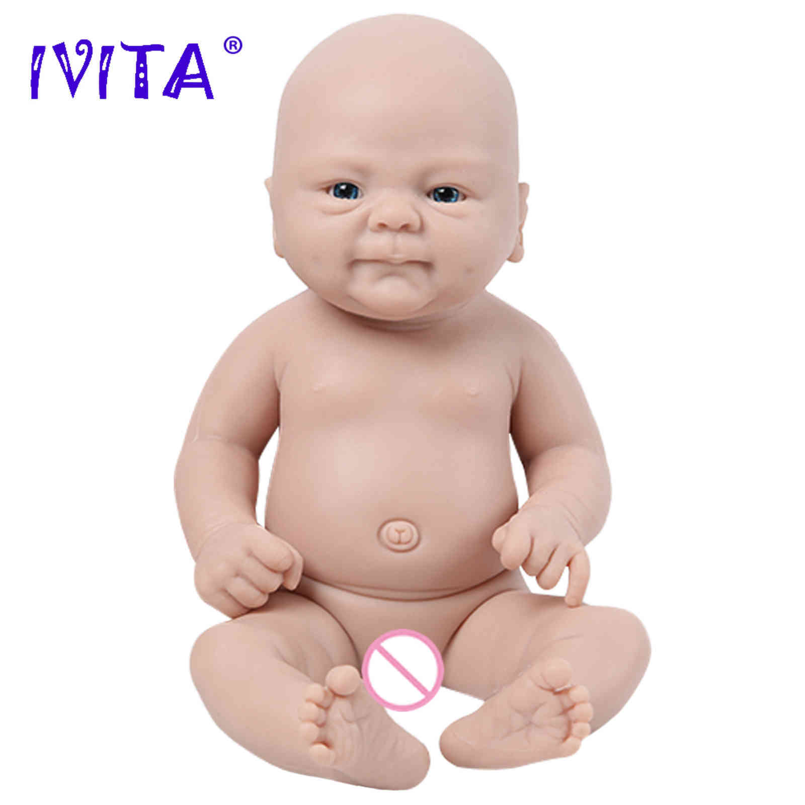 

Ivita doll rebound full body Sile Baby, 36 cm (14 inches), 1.65 kg, unpainted, white, wg1512