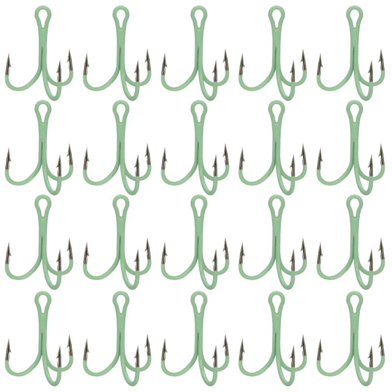 

Fishing Hooks 20PCS/lot Treble Sharp Barbed Hook Tackle Fish
