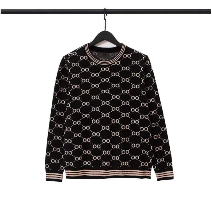 

2021 Mens Womens Luxury Designer High Quality Sweaters Hoodies Casual Round Neck Long Sleeve Sweater Couples 2color Sweatshirt