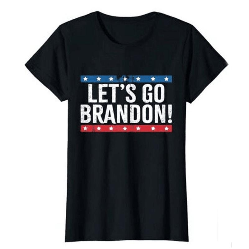 

Women' T-Shirt Lets Go Brandon Let' Funny Men Women Vintage Karate Graphic Tees Tee Shirt Unisex Harajuku Male Female, Black