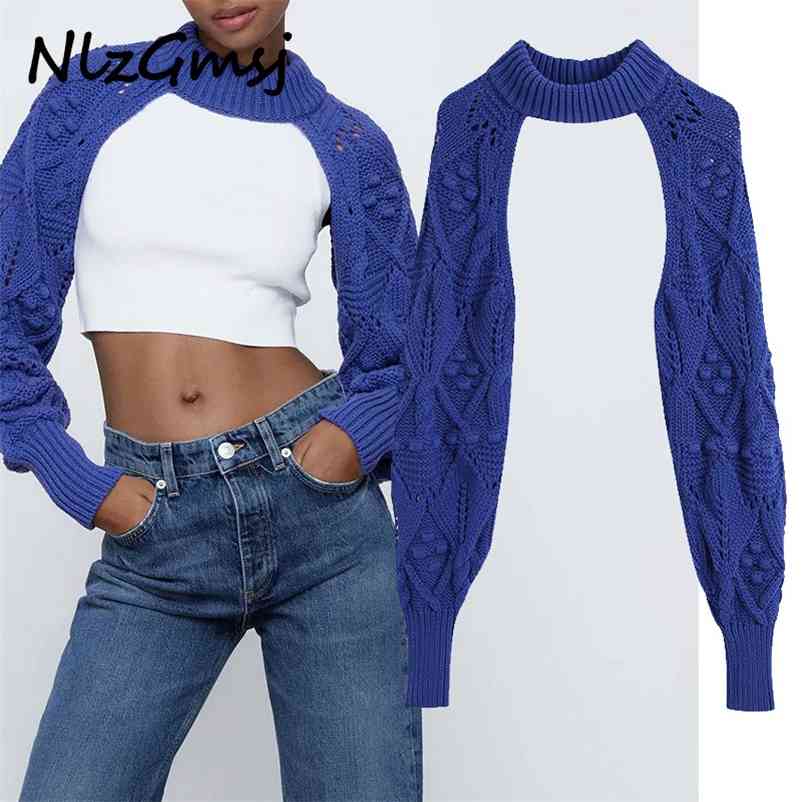 

Sweater Women O Neck Long Sleeve Knitting Woman Chic Design Casual Pullovers High Street Ladies Tops 03 210628, As picture