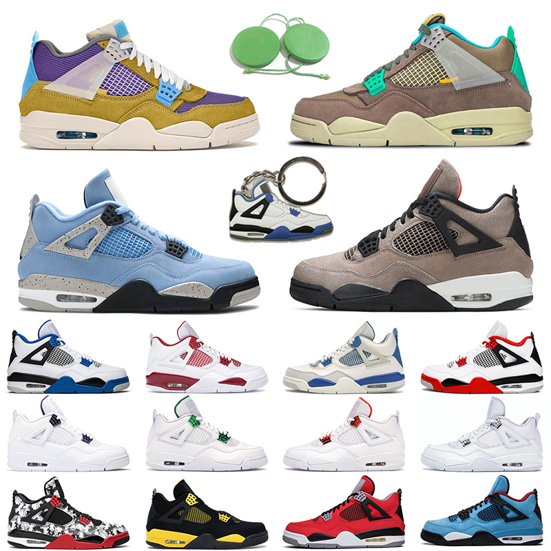 

4 Taupe Haze Basketball Shoes Men Women Jumpman 4s White Oreo University Blue Black Cat Cool Grey Outdoor Mens Trainer, Motorsports alternate