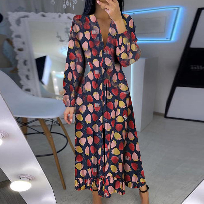 

2021 New Halloween Female Elegant Party Demon Pumpkin Print Women Sexy v Neck Long Sleeve Vintage Women's Es Zmx6, 02