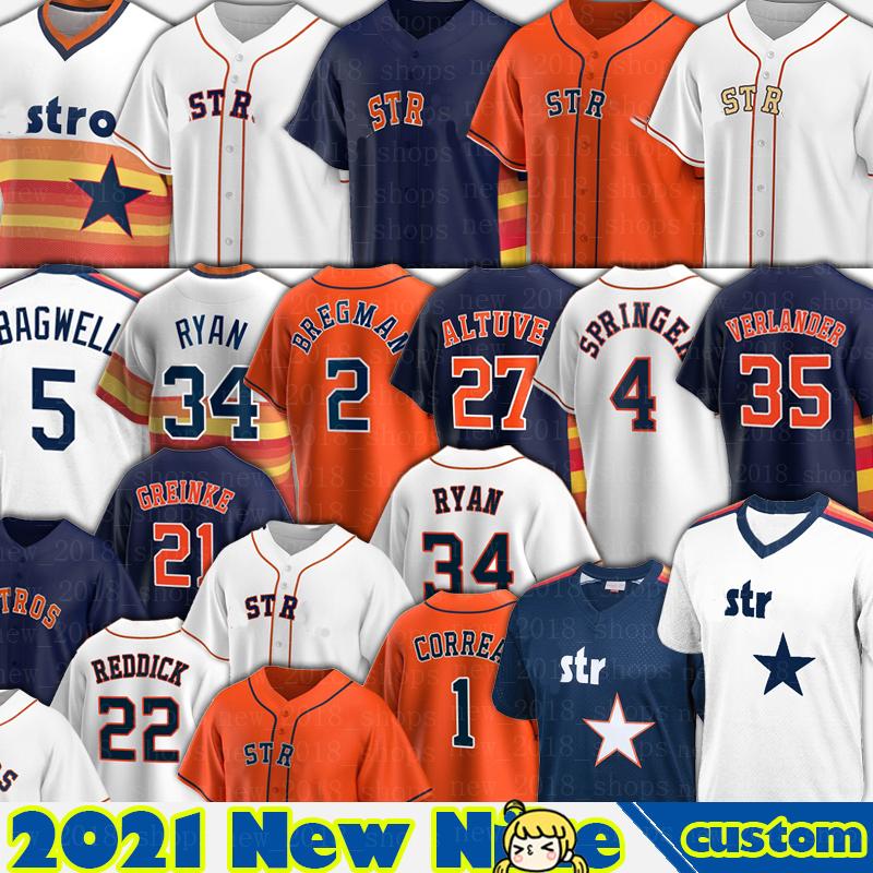 

27 Jose Altuve Jerseys Houston Alex Bregman Carlos Correa George Springer Baseball Zack Greinke Justin Verlander Zack Greinke Custom, Blue;black