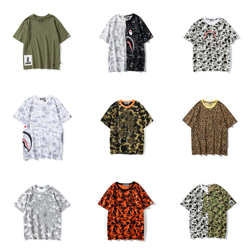

Apes Women'T Shirt Letter Printed men's T-Shirts Casual Summer Breathable Short Sleeve Hip Hop Street Tee Bring tote bag 0102, 1pcs buttons