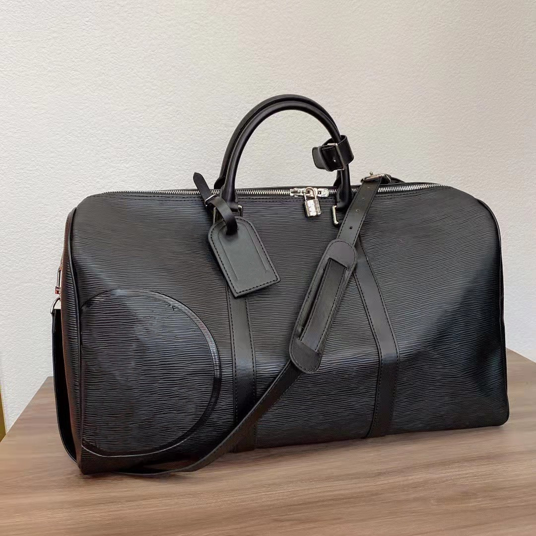 

Travel Bag Water Ripple Handbag Unisex Duffle High Quality Designer Duffel Bags Women Totes Luxury Handbags Men 50cm Tote Backpacks Hand Lug, Customize