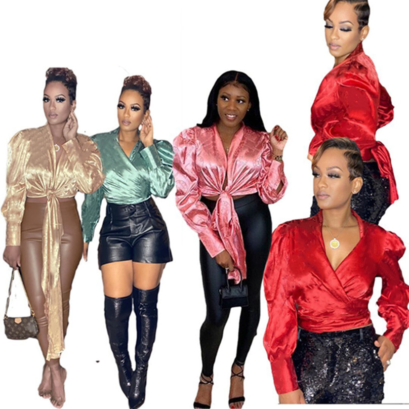 

Plus size Sexy Designer Women blousers one piece 2XL long sleeve casual sweatshirts letter bandage shirts fall clothing hot sell 4516, Customize