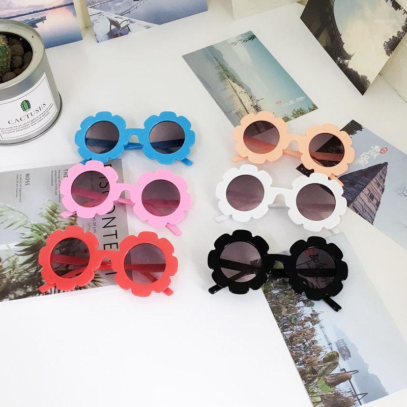 

Korean INS Children Sunglasses Sunflower Glasses Cute Baby Anti UV For Men And Women