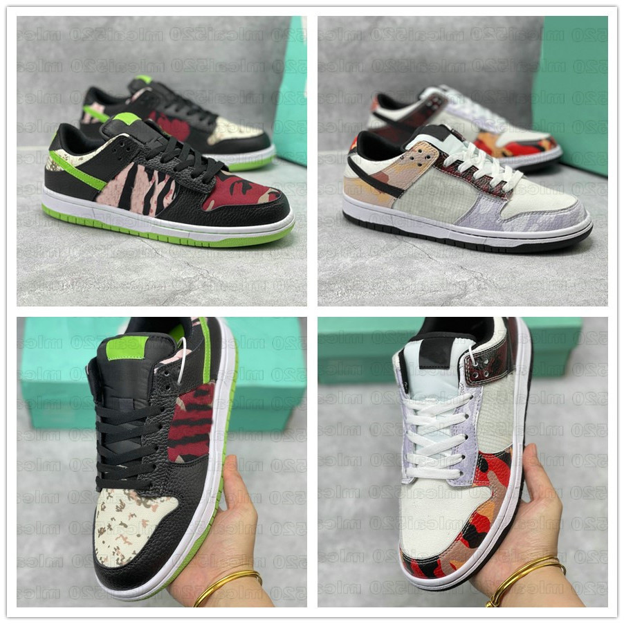 

Shoes Dunks SE Low SB Multi-Camo Coast Skateboarding Chunky Dunky Men women Russet Cedar UNC Oil Green Sports Sneakers, Pay for extra price